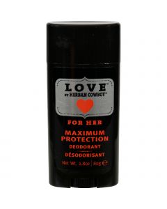 Herban Cowboy Deodorant - Love Maximum Protection - 2.8 oz