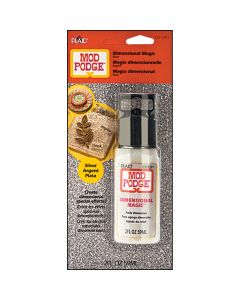 Plaid:Craft Mod Podge Silver Glitter Dimensional Magic-2oz