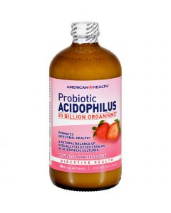 American Health Acidophilus Natural Strawberry - 16 fl oz