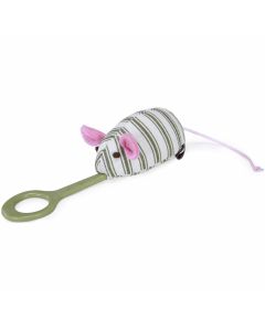 Worldwise Loved Ones Stretch & Chase Catnip Mouse Launcher-Green