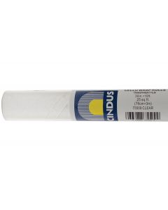 Cindus Cellophane Wrap 30"X25' Roll-Clear