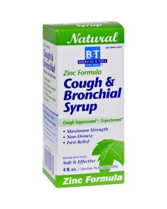 Boericke and Tafel Cough and Bronchitis Syrup with Zinc - 4 oz