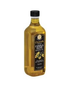 Colavita Premium Canola-Olive Blended Oil  - Case of 12 - 32 Fl oz.