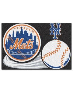 The Northwest Company Mets 20"x30" Acrylic Tufted Rug (MLB) - Mets 20"x30" Acrylic Tufted Rug (MLB)