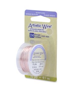 Beadalon Artistic Wire 24 Gauge 10yd-Rose Gold