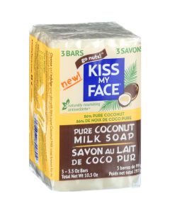 Kiss My Face Bar Soap - Coconut Milk - 10.5 oz