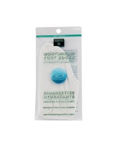 Earth Therapeutics Moisturizing Foot Socks White - 1 Pair