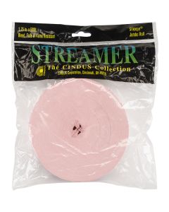Cindus Crepe Streamers 1.75"X500'-Baby Pink