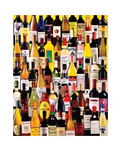 White Mountain Puzzles Jigsaw Puzzle 1000 Pieces 24"X30"-Wine Bottles