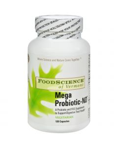 Food Science of Vermont FoodScience of Vermont Mega Probiotic-ND - 120 Vegetarian Capsules