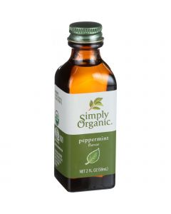 Simply Organic Peppermint Flavor - Organic - 2 oz