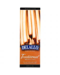 DeLallo Breadsticks - Italian Traditional Grissini - 4.4 oz - case of 12