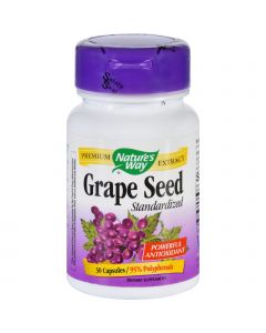 Nature's Way Grape Seed Standardized - 30 Capsules
