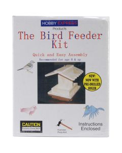 Pinepro Unfinished Wood Kit-Bird Feeder