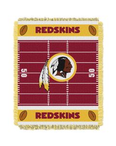 The Northwest Company Redskins  Baby 36x46 Triple Woven Jacquard Throw - Field Series