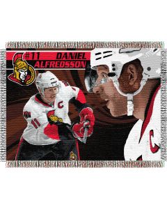 The Northwest Company Daniel Alfredsson - Senators 48"x 60" Tapestry Throw (NHL) - Daniel Alfredsson - Senators 48"x 60" Tapestry Throw (NHL)