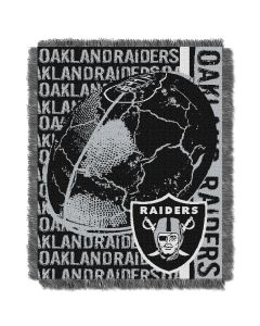 The Northwest Company Raiders  48x60 Triple Woven Jacquard Throw - Double Play Series