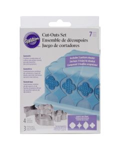 Wilton Fondant Cutouts 4/Pkg-Geometric