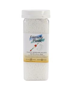 AMACO Friendly Plastic Pellets 28oz-Ivory