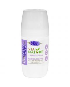 Via Nature Deodorant - Roll On - Lavender Eucalyptus - 2.5 fl oz