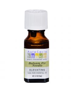 Aura Cacia 100% Pure Essential Oil - Balsam Fir Needle - Elevating - .5 fl oz