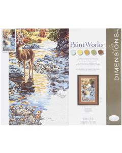 Dimensions Paint Works Paint By Number Kit 16"X20"-Shallow Crossing