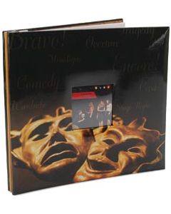 MBI Sport & Hobby Post Bound Album W/Window 12"X12"-Drama Mask
