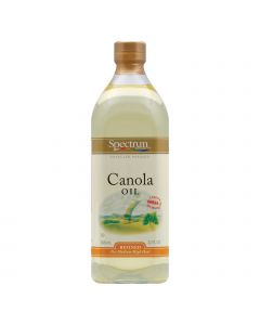 Spectrum Naturals Refined Canola Oil - Case of 12 - 32 Fl oz.