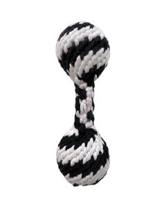 Scoochie Pet Products Super Scooch Braided Rope Squeaker Dumbbell Dog Toy 12"-Large