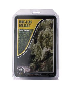 Woodland Scenics Fine Leaf Foliage 75 Square Inches-Light Green
