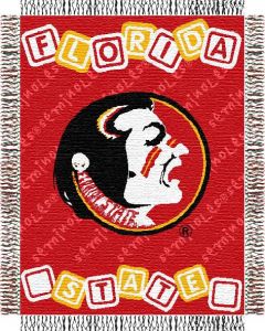 The Northwest Company Florida State baby 36"x 46" Triple Woven Jacquard Throw (College) - Florida State baby 36"x 46" Triple Woven Jacquard Throw (College)