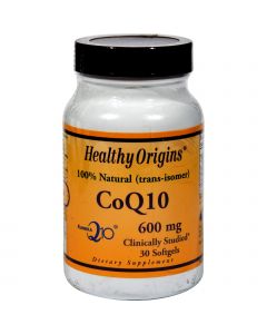 Healthy Origins CoQ10 - 600 mg - 30 Softgels