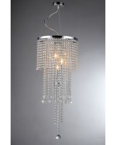 Warehouse of Tiffany Cascading Crystal Chandelier
