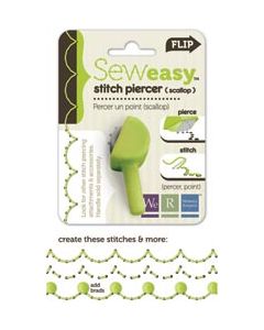 We R Memory Keepers Sew Easy Stitch Piercer Head-Scallop