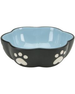 Ethical Pets Two Tone Color Design 7" Stoneware Dish-Blue