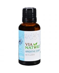 Via Nature Essential Oil Blend - Breathe Easy - 1 fl oz