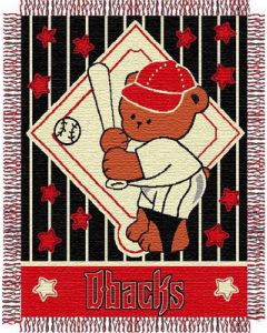 The Northwest Company Diamondbacks baby 36"x 46" Triple Woven Jacquard Throw (MLB) - Diamondbacks baby 36"x 46" Triple Woven Jacquard Throw (MLB)