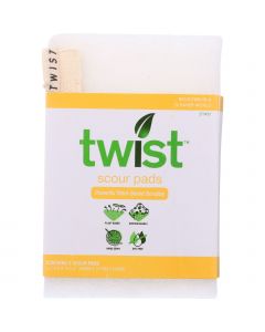 Twist Scour Pads - 2 pads - 1 count - case of 12