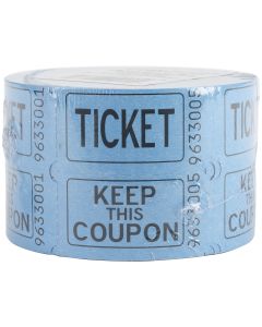 Unique Industries Double Tickets 500 Tickets/Roll-Assorted