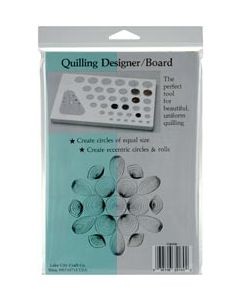 Lake City Craft Quilling Designer Board-5.5"X8.5"