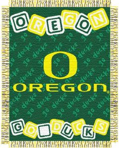 The Northwest Company Oregon  baby 36"x 46" Triple Woven Jacquard Throw (College) - Oregon  baby 36"x 46" Triple Woven Jacquard Throw (College)