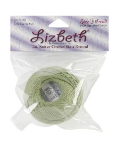 Handy Hands Lizbeth Cordonnet Cotton Size 3-Leaf Green Medium