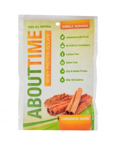 About Time Whey Protein Isolate - Cinnamon - 2 lb
