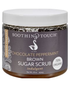 Soothing Touch Brown Sugar Scrub - Chocolate/Peppermint - 16 oz