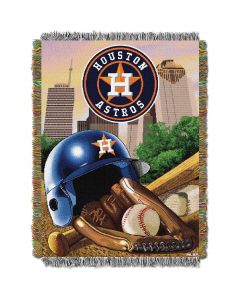 The Northwest Company Astros  "Home Field Advantage" 48x60 Tapestry Throw