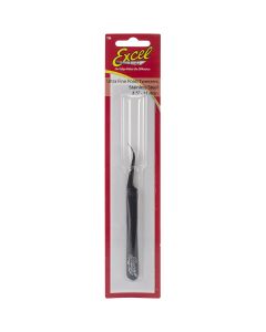 EXCEL Slant Point Tweezers 4.5"-