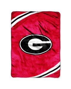 The Northwest Company Georgia "Force" 60"80" Raschel Throw (College) - Georgia "Force" 60"80" Raschel Throw (College)