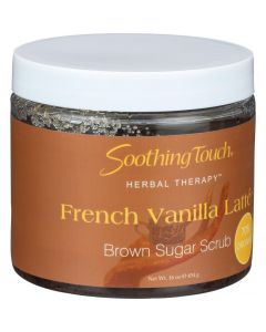 Soothing Touch Brown Sugar Scrub - French Vanilla Latte - 16 oz