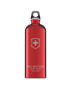 Sigg Water Bottle - Swiss Emblem - Red - 1 Liter