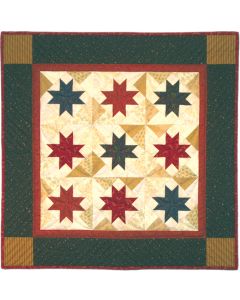 Rachel's Of Greenfield Scrap Stars Wall Quilt Kit-22"X22"